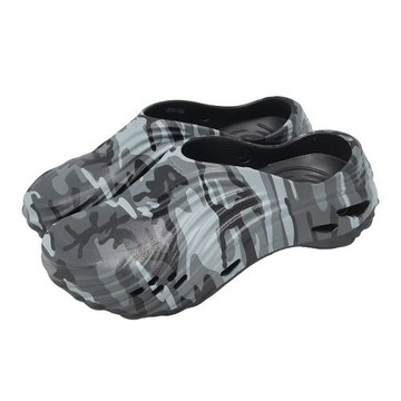 Crocs 涼拖鞋 Echo Camo Wave Clog 男鞋 女鞋 灰 波波旋風迷彩印花 卡駱馳 2120440DD