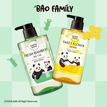 [BAO EDITION] Happy Bath Original Collection Fresh Bamboo Body Wash 910g