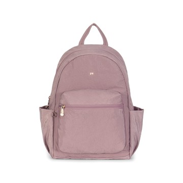 J II 後背包-沐晨壓紋防潑水後背包-糖心粉-6608-27