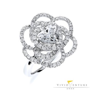 亞帝芬奇璀璨喜悅GIA1克拉鑽戒