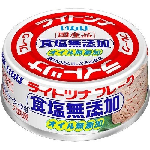 いなば ライトツナ 食塩無添加 70g×12入