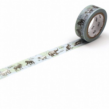 mt ex 和紙膠帶 / 世界動物 (MTEX1P202) / 2021AW