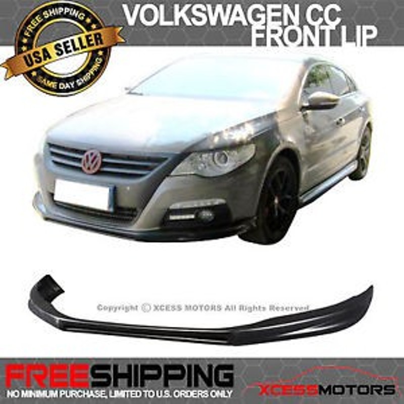 USパーツ08-12フォルクスワーゲンVW CCフロントバンパーリップ