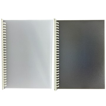 誌揚 半透明2片式26孔夾 B5/18K-白