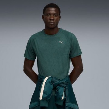 PUMA 跑步系列Velocity Triblend短袖T恤(M) 男 短袖上衣 52660375