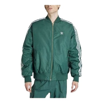 adidas Oversized Reversible Bomber Jacket 'Green White'