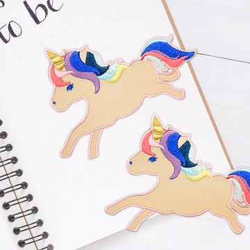 【刺繡布貼】彩虹獨角獸 Rainbow Unicorn