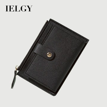 IELGY 短款錢包女薄款可愛簡約設計
