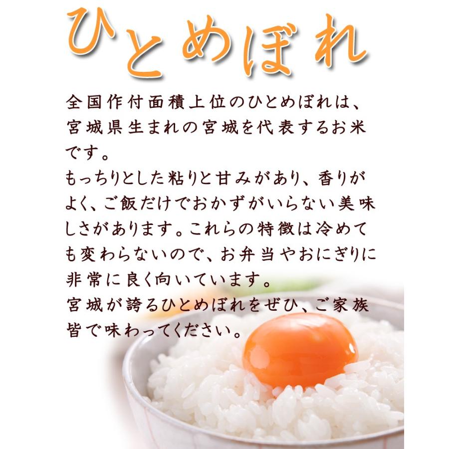 新米 令和5年産  米10kg お米 精米 宮城県産 ひとめぼれ （ 5kg×2袋  ） 送料無料