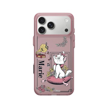 iPhone 17 Pro Max Clear (相機按鈕) 晶醺玫 - 迪士尼-經典系列 Disney Classics - 貓兒歷險記 - 瑪麗貓與留聲機