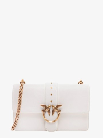 Leather shoulder bag with love birds buckle - PINKO - gender_Woman