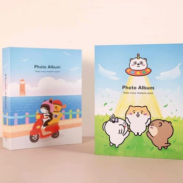 Chuyu 20K雙格相本/可收納200枚4x6照片/透明盒裝相冊