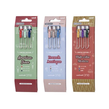 【CHL】UNI-ball ONE 世界各地傳統色 復古設計 糖果包裝 0.5 限定色 限定三色組