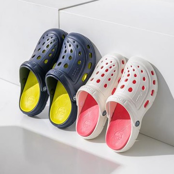 2025夏季洞洞鞋包頭涼鞋休閑防滑透氣拖鞋男士沙灘鞋可下水洗戶外