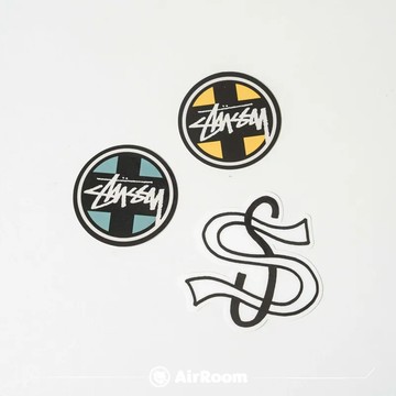 AirRoom正品現貨 2025AW STUSSY S LOGO 圓形 貼紙