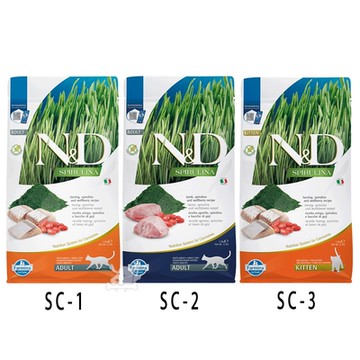 Farmina法米納 天然螺旋藻無穀貓系列-1.5kg 成貓糧 貓飼料 貓糧 全齡貓