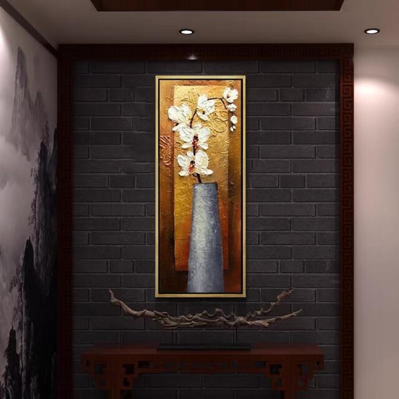 手作り油画 額つき 美術品 絵画インテリア壁飾り 油絵壁画 オーダー ...