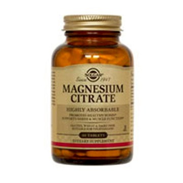 Magnesium Citrate Tablets 120 Tabs by Solgar