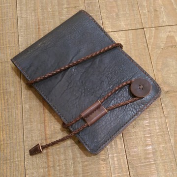 純手工製作手工染色皮革記事本免費印字