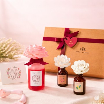 【情人節快樂】我喜歡你彩色香水擴香花 x 自選花型吸吸花