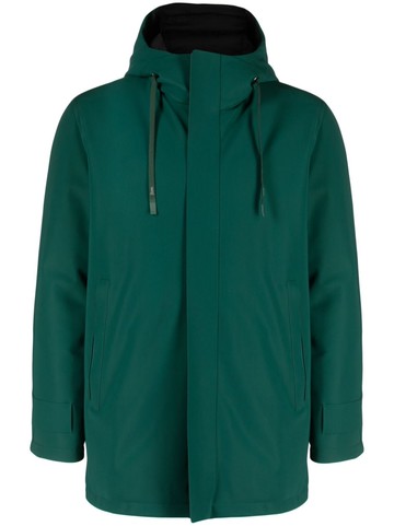 Herno - Metropolitan padded parka - men - Spandex/Elastane/Polyamide/Polyamide/Polyurethane/Feather Down - 52 - Green