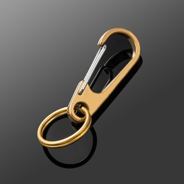 黃銅男士腰掛掛飾創意個性鑰匙扣掛件汽車鏈簡約DIY鎖匙圈環