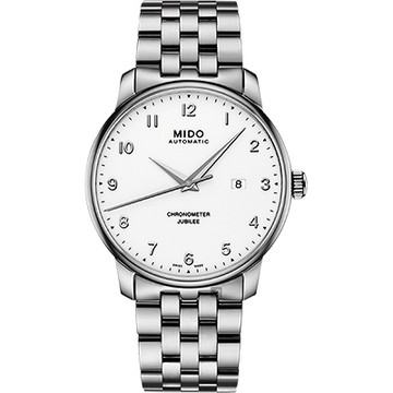 MIDO 美度 官方授權 Baroncelli 永恆天文台認證機械錶 1212購物節 送禮推薦-42mm M0376081101200