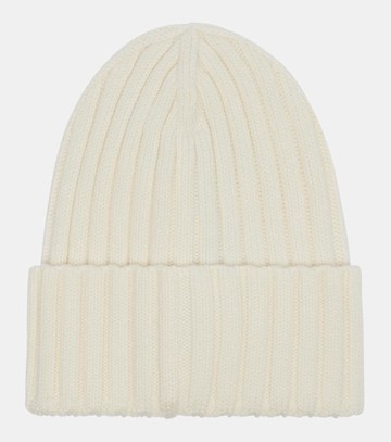 Moncler Logo virgin wool beanie