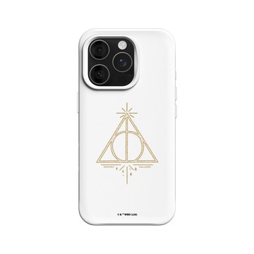iPhone 16 Pro SolidX 白 - 哈利波特 Harry Potter - 圖騰系列：死神的聖物