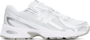 New Balance 白色 & 银色 740 运动鞋