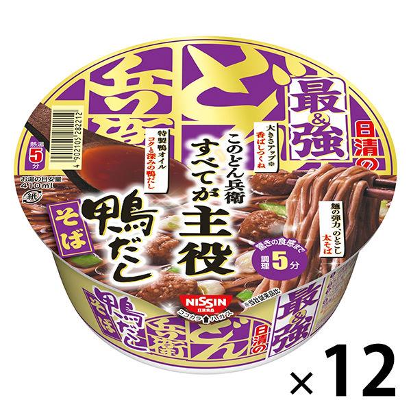 日清食品日清食品 日清の最強どん兵衛 鴨だしそば 1セット（12個）