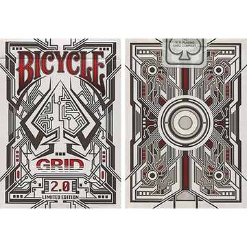 【USPCC撲克】Bicycle grid 2.0 red