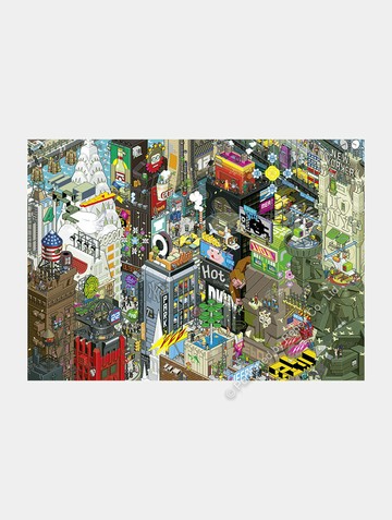 自由紐約/Pixorama/eBoy /1000片/HEYE