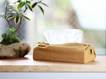 tsu na gu Komon 花紋手巾山