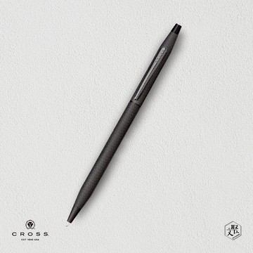【CROSS】經典世紀 啞黑蝕刻PVD鑽石圖騰原子筆(原廠正貨)