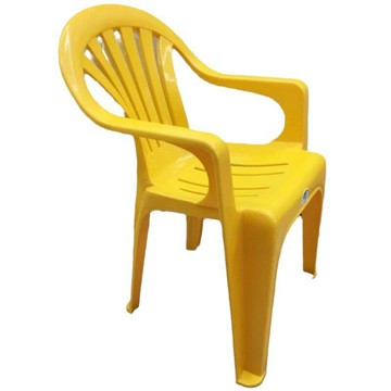 戶外沙灘休閑椅夜市飯店大排檔餐椅加厚塑料靠背椅家用成人扶手椅[DD010109]