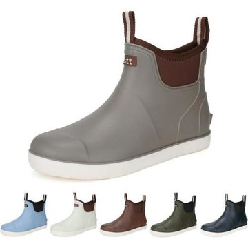 外貿代發款跨境 Mens Boots 男士甲板靴甲板鞋防水雨靴鹽水靴