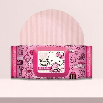 Hello Kitty~超純水柔濕巾(加蓋30抽)  三麗鷗授權