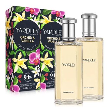 YARDLEY 雅麗 蘭花&香草淡香水(125ml)X2入