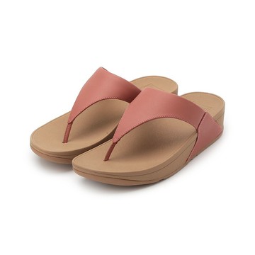 FITFLOP LULU 皮革夾腳拖鞋 玫瑰紅 6212-16433 女鞋
