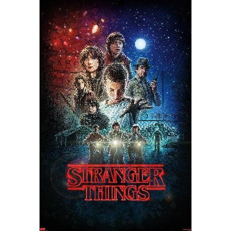 Trends International 24X36 Netflix Stranger Things One Sheet Wall Poster, 24" x 36", Premium Unframed Version