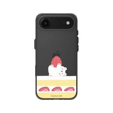 iPhone Air Clear (相機按鈕) 酷墨灰 - 白白日記 Darylhochi - 白白草莓蛋糕