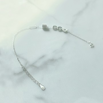 【昕頤珠寶 】精品款鋯石足銀手鍊