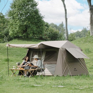 Naturehike Village6.0 鈦黑膠一室一廳屋脊自動帳篷3-4人