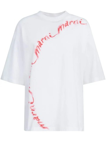 T-shirt con logo a onde-38