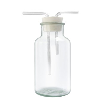 其它工具 洗滌瓶 500ml 洗氣瓶 玻璃器皿 抽氣瓶 排水法 過濾瓶 洗滌瓶 165-GWB500 玻璃瓶 吸引瓶 化學實驗 玻璃雙鼻管