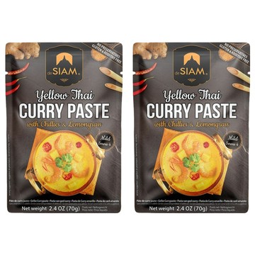 deSIAM 暹羅泰式黃咖哩膏  70g  2包