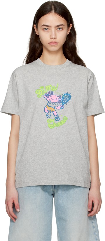 Dime 灰色 Axolotl T 恤