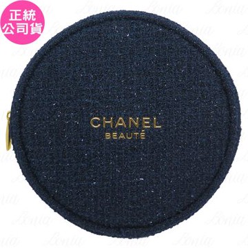 CHANEL 香奈兒 圓形精緻化妝包(公司貨)