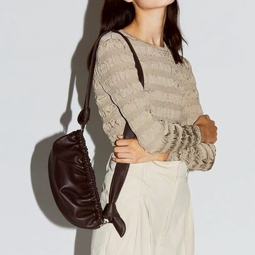 【SAMO ONDOH】全面63折起★Gnocchi Bag M - chocolate 20